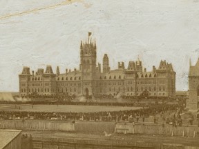 Gun salute, 1867, Parliament Hill