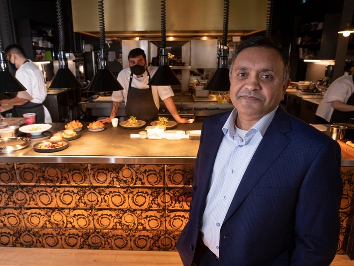  Aiana Restaurant Collective founder Devinder Chaudhary and his executive chef and son Raghav Chaudhary.