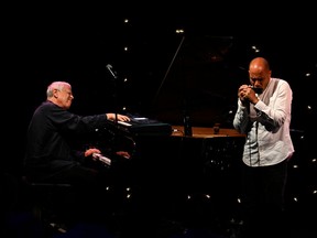 Pianist Kenny Werner and harmonica player Gregoire Maret