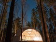 Nestled among the wilderness, the domes are Glen Oro farm’s major attraction. PHOTO PROVIDED