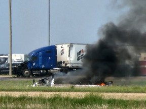 Mass casualty crash in Manitoba