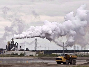 The Syncrude oilsands extraction facility near Fort McMurray, Alberta. The oil industry accounts for 7 per cent of Canada’s economy and more than a fifth of goods exports.