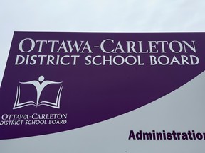 The Ottawa-Carleton District School Board sign