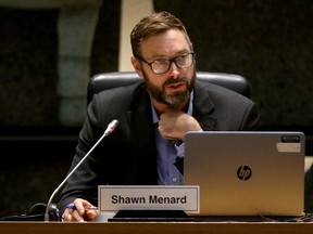 Shawn Menard, chair of the environment and climate change committee
