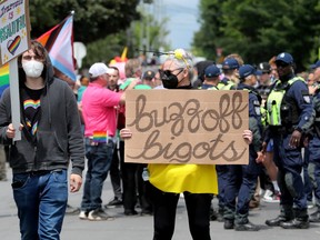 Transgender rights supporters rally against anti-'gender ideology ...