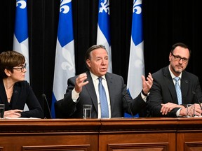 Quebec premier news conference