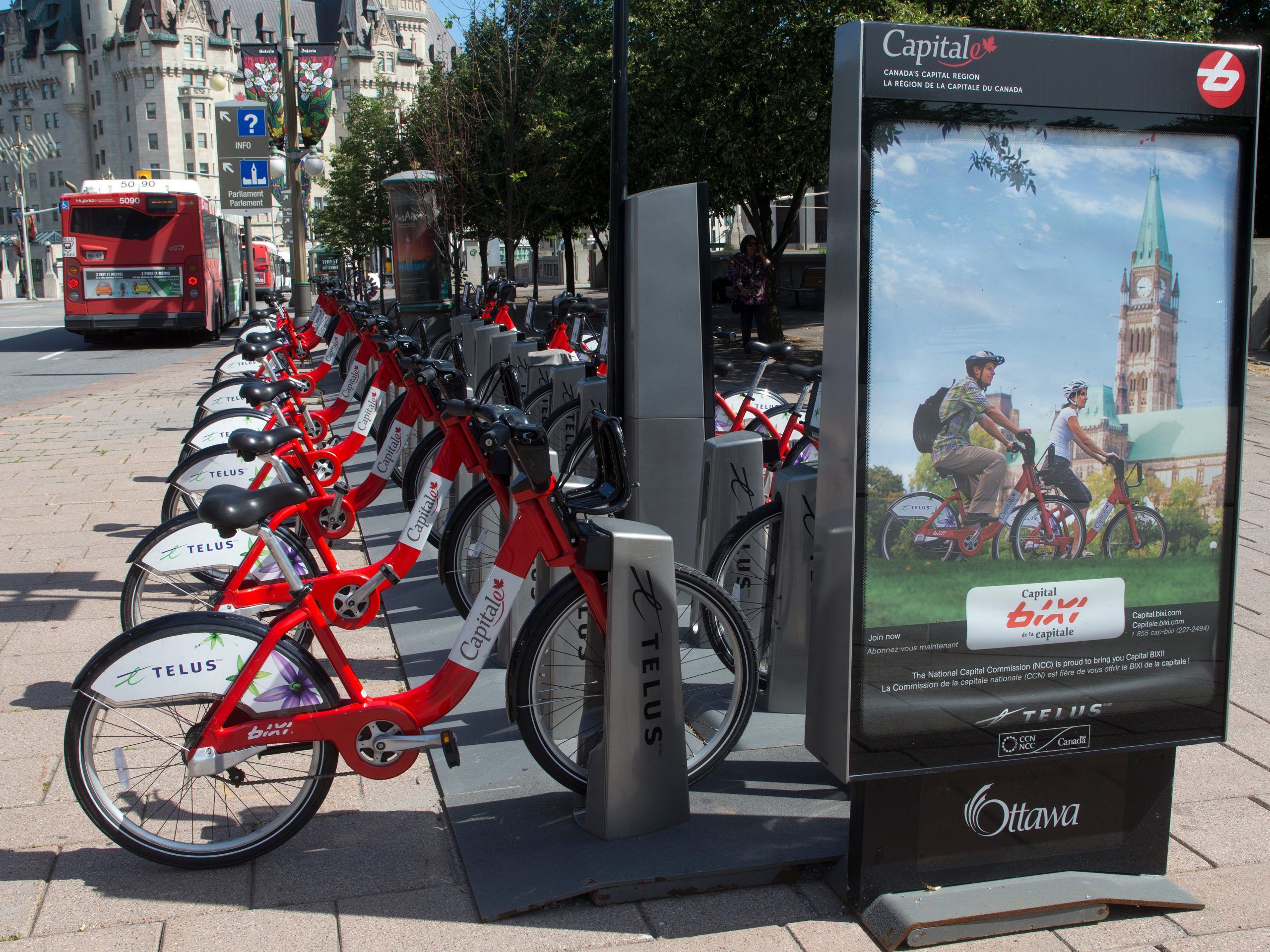 Once upon a time, the National Capital Commission ran a Bixi bike rental service in Ottawa. 