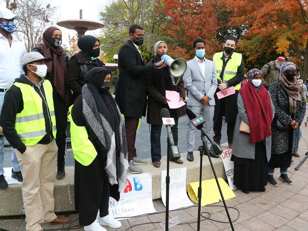 Rally for Abdiraham Abdi