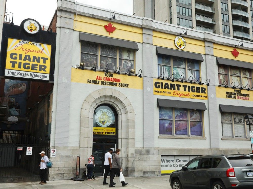 The first Giant Tiger store