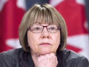 Anne McLellan in December 2016, when she was leader of the federal task force on marijuana.