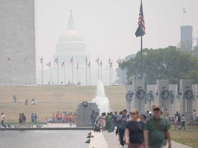 Smoky air in Washington