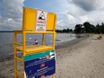 Britannia Beach on Monday morning.