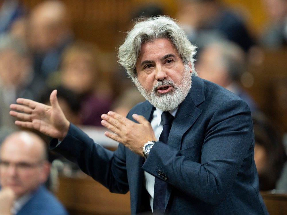 Heritage Minister Pablo Rodriguez is trying to stickhandle the big tech file through Bill C-18. 