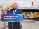 Premier Doug Ford was in Ottawa again Tuesday to tout the completion of work to replacement of three bridges over Highway 417, but he was also asked about the city's problem-plagued LRT system.