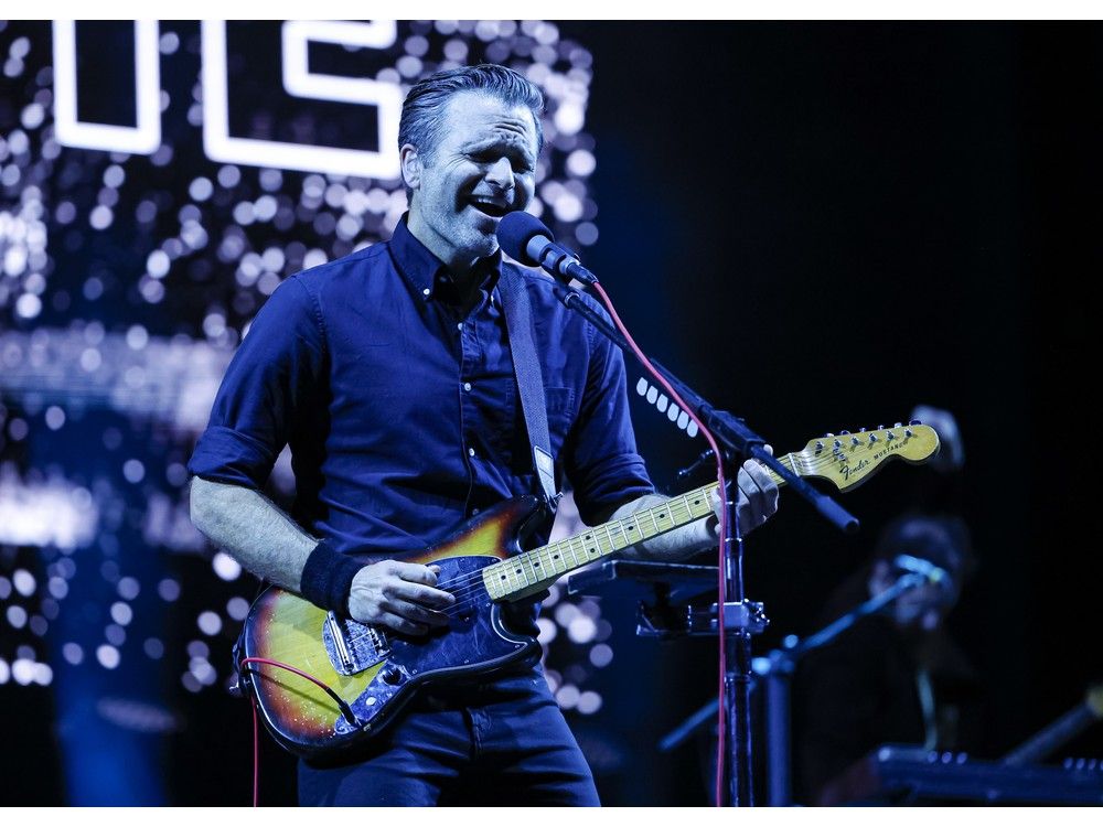 Ben Gibbard of Death Cab for Cutie performs at Ottawa Bluesfest July 9, 2023. 