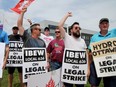 hydro ottawa strike picket line