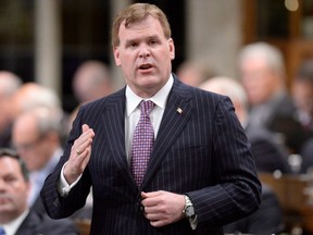 John Baird in the House of Commons in 2014, when he was Minister of Foreign Affairs under Prime Minister Stephen Harper.