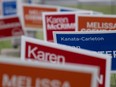 Campaign signs