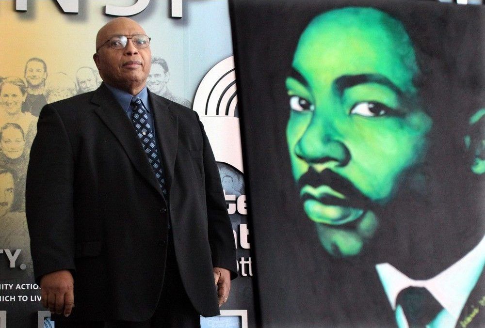 Ewart Walters received the DreamKeeper Award during the Dream Keepers' celebration of Martin Luther King Day at Ottawa City Hall in January 2010.