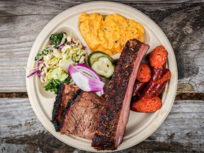 Food at Micklethwait Craft Meats in Austin