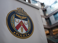 A Toronto Police Services logo is shown at headquarters, in Toronto, on Friday, August 9, 2019.