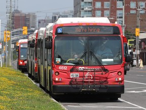 A service review is underway to reduce spending in 2024, including a review to align bus routes to current ridership levels and patterns.