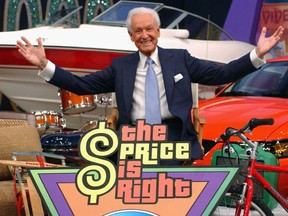 FEBRUARY 12: Game show host Bob Barker poses amongst a sea of prizes at the "Price is Right" 6,000th show taping on February 12, 2004 at the CBS Television Studio, in Los Angeles, California.