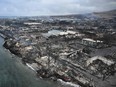 Lahaina in the aftermath of wildfires