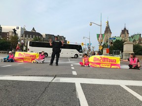 On2Ottawa protesters