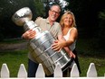Mike Muir, assistant trainer with the Stanley Cup-winning Vegas Golden Knights, had his day with the Cup in Ottawa on Monday.