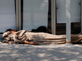 homeless sleeper