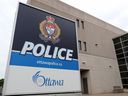 Ottawa police headquarters on Elgin Street in Ottawa. File
