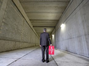Jim Watson in an LRT tunnel