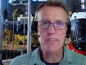 OTTAWA, Aug. 4, 2023: Screen shot of Richard Holder, City of Ottawa director of engineering services, from a YouTube presentation of the City of Ottawa's update about the LRT system on Friday, Aug, 4, 2023.