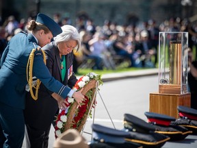 11 officers were honoured during the ceremony that Governor General of Canada Mary Simon took part in Sunday, Sept. 24, 2023