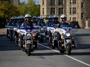 Ottawa Police Service motorcycles