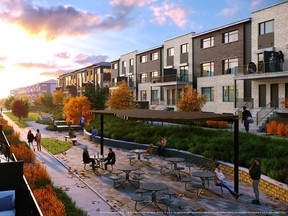 Barrhaven home buyers get access to a unique, community-focused development in the new Metro Townhomes. SUPPLIED