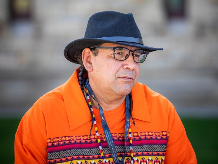  Douglas Gerrard, an Indigenous spiritual care provider at a Manitoba correctional centre, was one of the invited guests for Saturday’s ceremony.