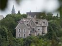 View of 24 Sussex Drive from Rockcliffe Park.
