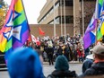 1 Million March 4 Children supporters gather to protest