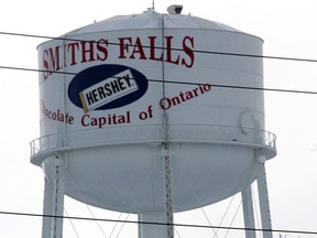 SMITHS Falls water tower