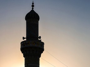 decorated minaret