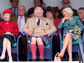 King Charles in kilt