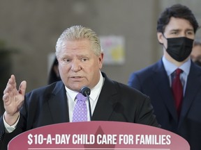 Doug Ford at microphone