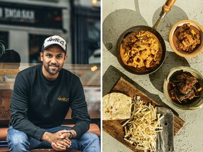 Author Karan Gokani, left, is the co-owner of Hoppers, a trio of restaurants in London specializing in the food of Sri Lanka and South India. PHOTOS BY RYAN WIJAYARATNE