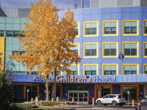 The Alberta Children's Hospital is seeing a large influx of patients following an E. coli outbreak linked to multiple Calgary daycares, in Calgary, Tuesday, Sept. 12, 2023. A report detailing critical health violations at a central kitchen serving Calgary daycares affected by an E. coli outbreak is raising even more questions about how this could have happened.