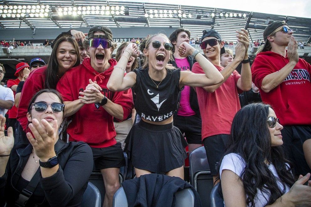 Spectators at the 2023 Panda Game