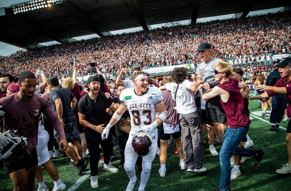 University of Ottawa Gee-Gees claimed a last-second win over the Carleton Ravens in 2023 Panda Game held Sunday, Oct. 1, 2023, at TD Place