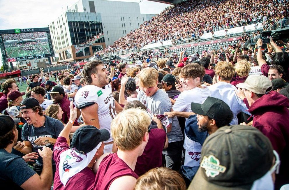 University of Ottawa Gee-Gees claimed a last-second win over the Carleton Ravens in 2023 Panda Game held Sunday, Oct. 1, 2023, at TD Place