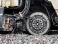 LRT wheel axle assembly broken